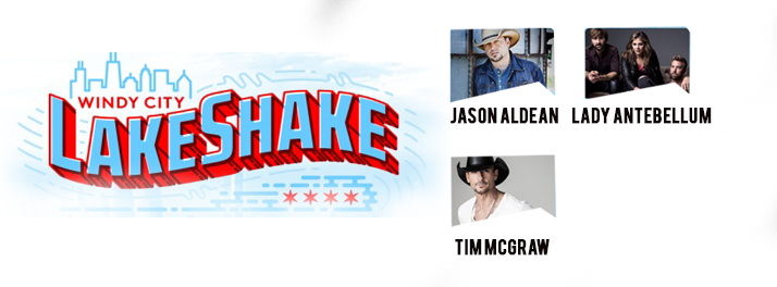 Windy City LakeShake Festival: Jason Aldean, Brooks and Dunn, & Thomas Rhett – Sunday Pass