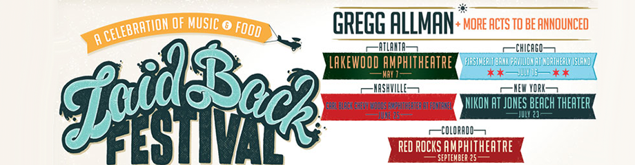 Laid Back Festival: Gregg Allman, ZZ Top, Michelle Malone, Blackberry Smoke, Kevn Kinney Band, StoneRider, Gabriel Kelley, & Jaimoe's Jasssz Band