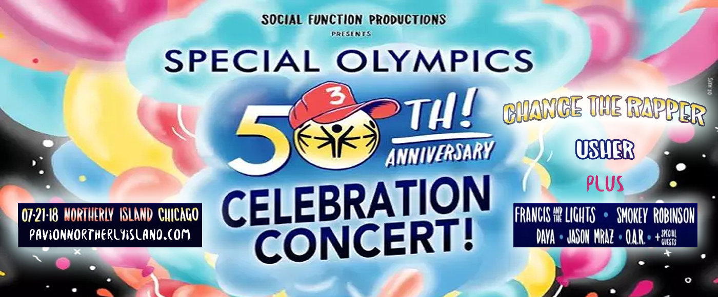 Special Olympics 50th Anniversary: Chance the Rapper, Jason Mraz, Smokey Robinson & O.A.R.